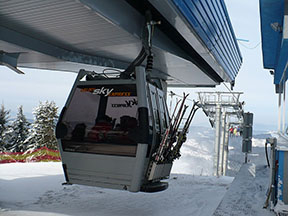 sedačka v horní stanici /foto: Radim Polcer 17.02.2008/