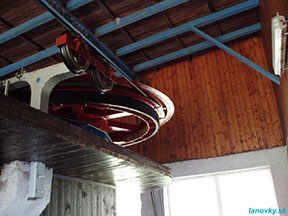 poháňacie lanáč vo vrcholovej stanici Geravy /foto: Andrej 14.05.2005/