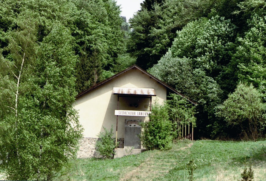 Budova uprostred 'amazonského pralesa' v lete 2003. O rok neskôr to tu vyzeralo už inak (viď. fotky vyššie)  - foto: Peter Brňák 6-2003