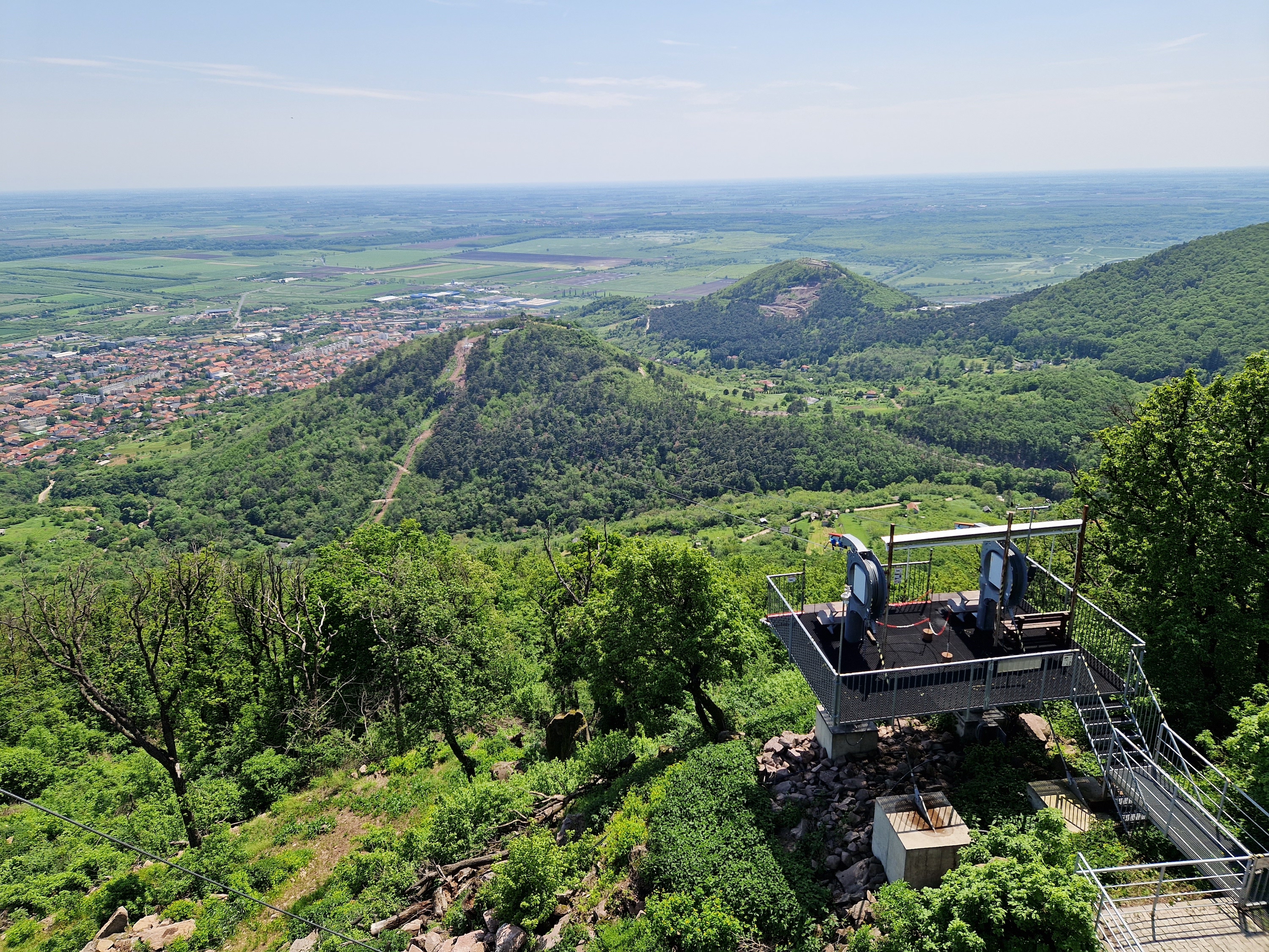 Pohľad na trasu LD z hornej stanice  - foto: Matej Petőcz 19.05.2023