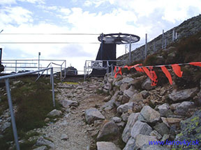 vratné koleso vo vrcholovej stanici v sedle /foto: Andrej 24.07.2003/