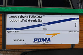 informační tabule na dolní stanici /foto: Radim Polcer 19.03.2023/
