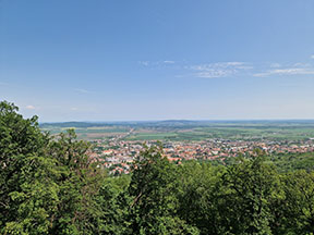 Výhľad na mesto Nové Mesto pod Šiatrom /foto: Matej Petőcz 19.05.2023/