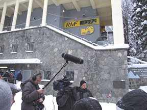 Reportáž TVN /foto: Ján Palinský 15.12.2007/