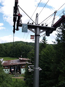 prichádzame do vrcholovej stanice Geravy /foto: Andrej Bisták 29.06.2008/
