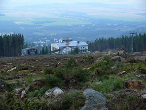 08.09.2008 - Opäť výstavba lanovky Štart - Čučoriedky