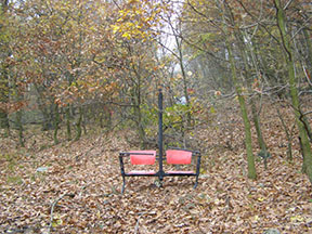 Trochu divná sedačka /foto: Dušan Varga 17.11.2009/