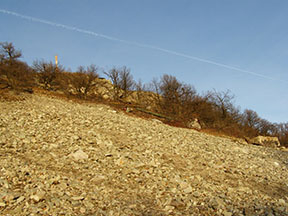 Jedno z najväčších stúpaní (sklonov) na slovenských lanovkách skončilo /foto: Dušan Varga 19.11.2009/